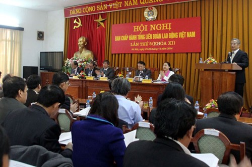 5th conference of Vietnam Confederation of Labor's Executive Committee convenes - ảnh 1